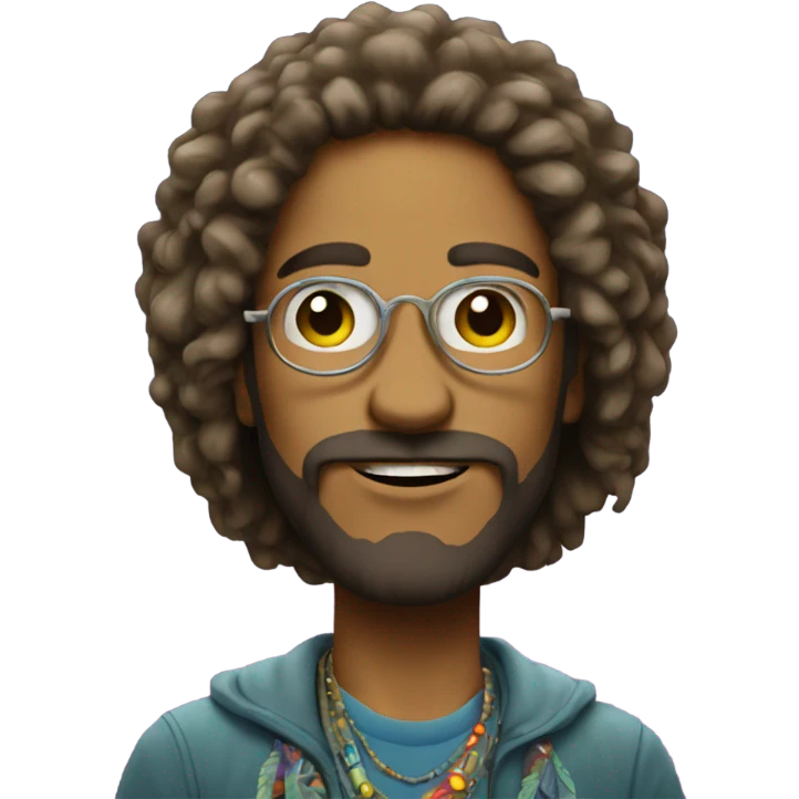Hippy space emoji