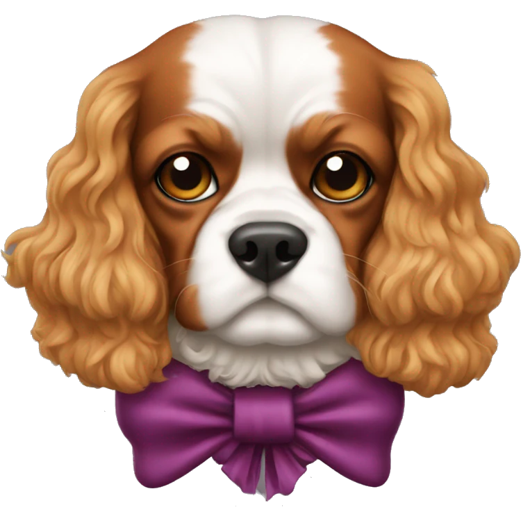 cavalier with bow emoji