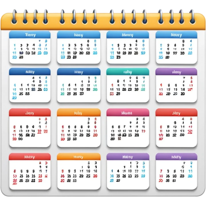 calender month emoji