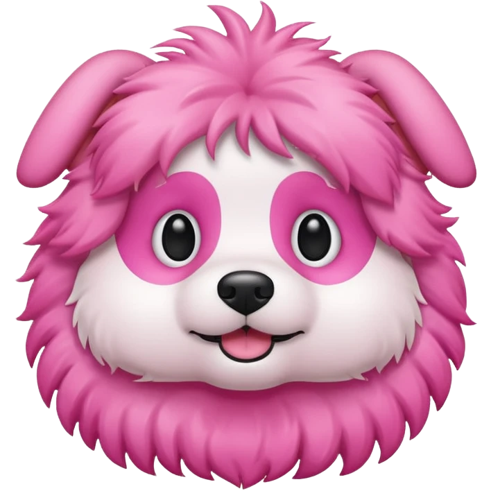 pink dog emoji