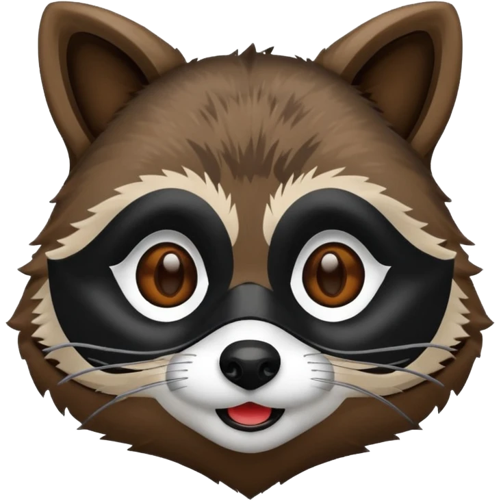 emoji raccoon emoji