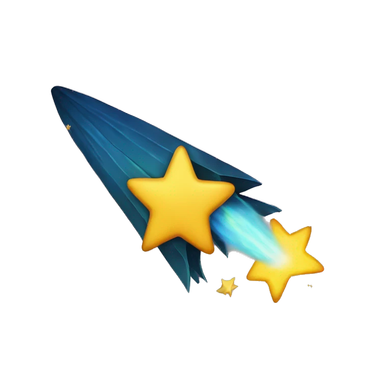 shooting star emoji