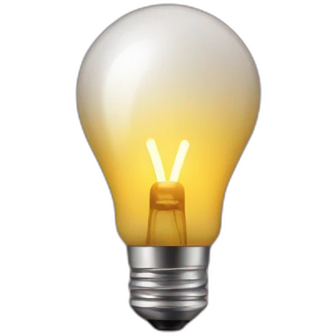 Bulb in plaid emoji