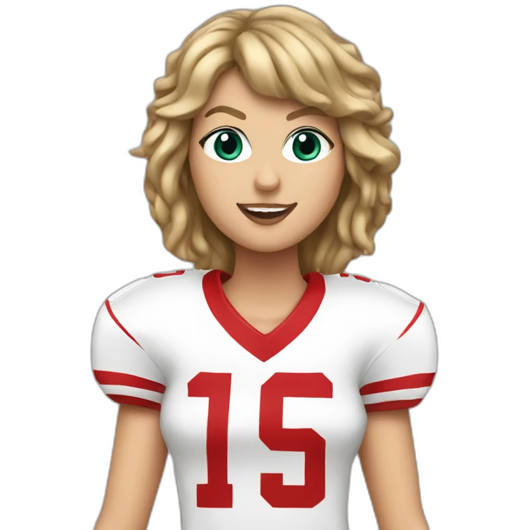 Football + Taylor swift emoji