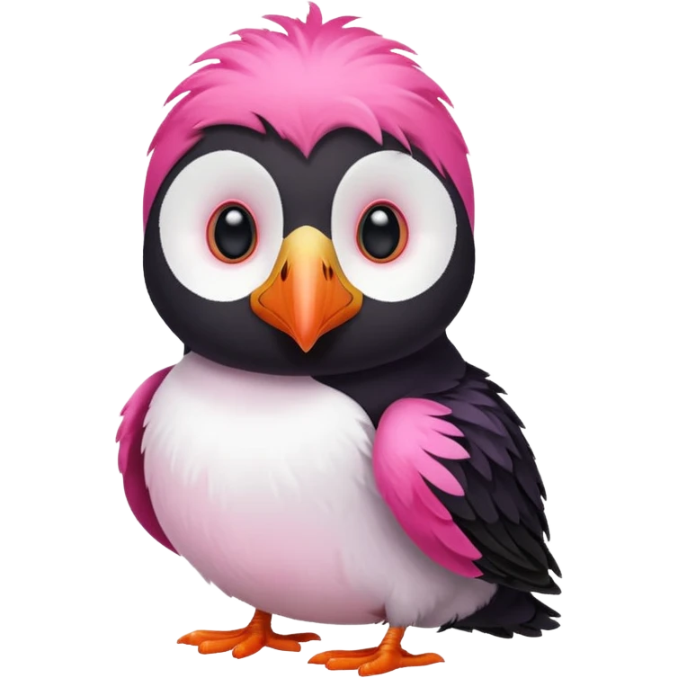 pink puffin 😤😤 emoji