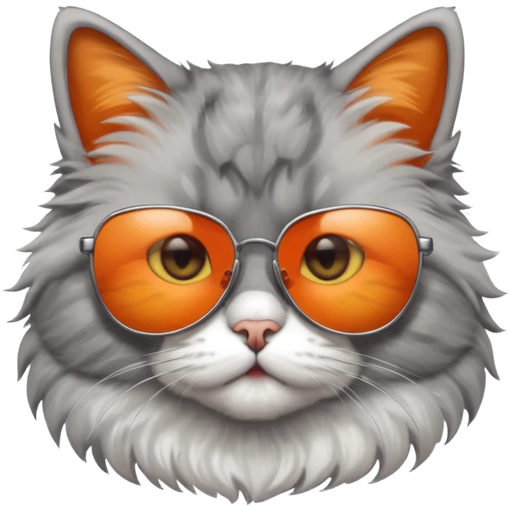 Cat wearing sunglasses emoji