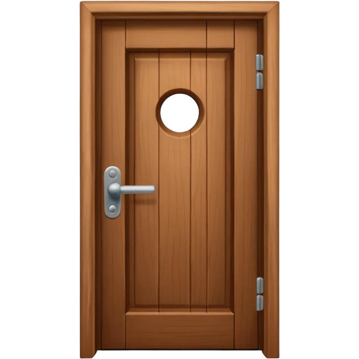 A door opening like logout symbol emoji