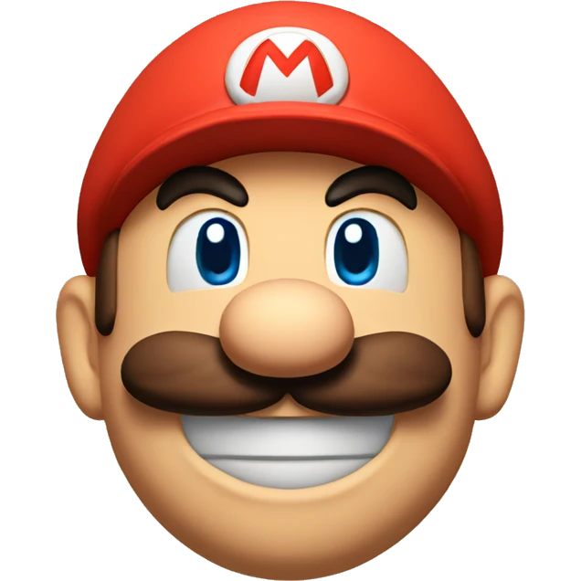 super mario face emoji