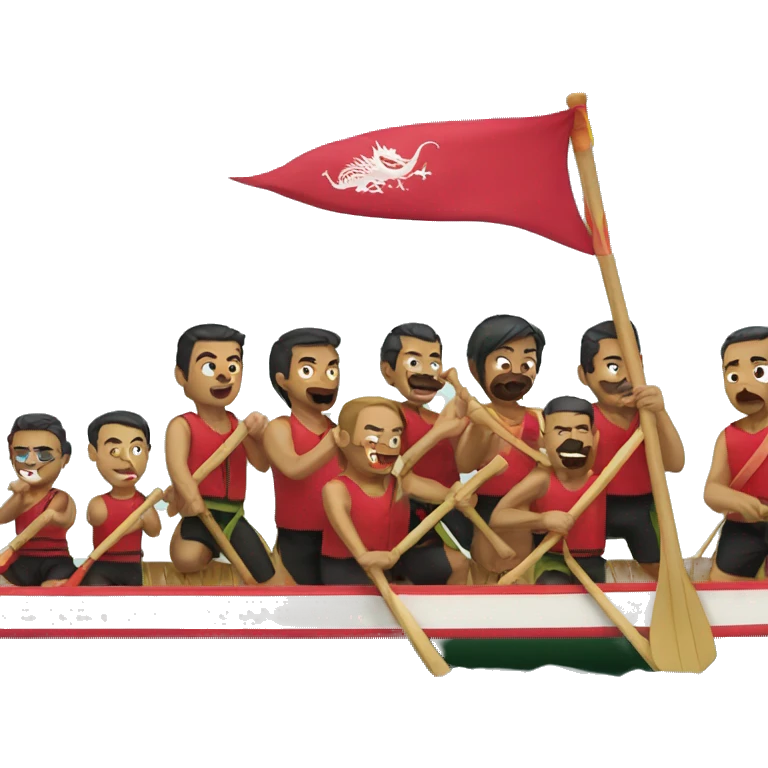 Dragon boat emoji