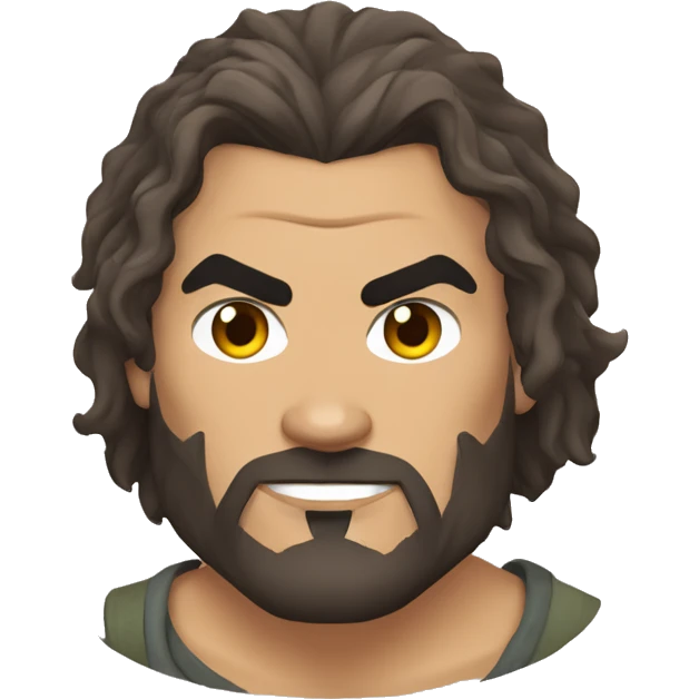 jason momoa cartoon wearing tee emoji