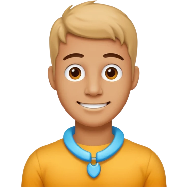 physical house head mascot with neck emoji