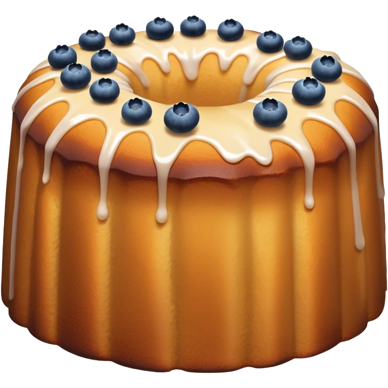 Blueberry pound cake  emoji