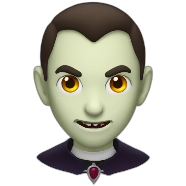 citrouille vampire emoji