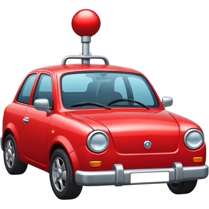 car with towbar emoji