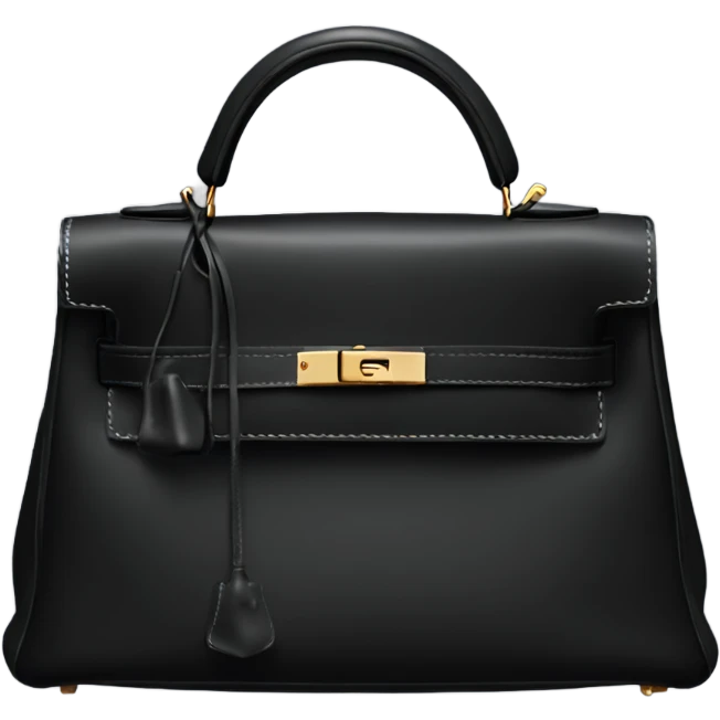 Hermes Kelly black emoji