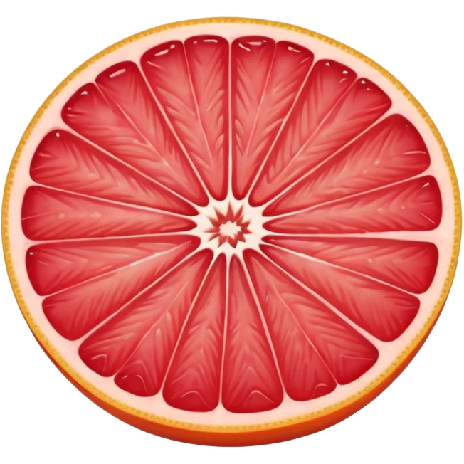 grapefuit and a slice emoji