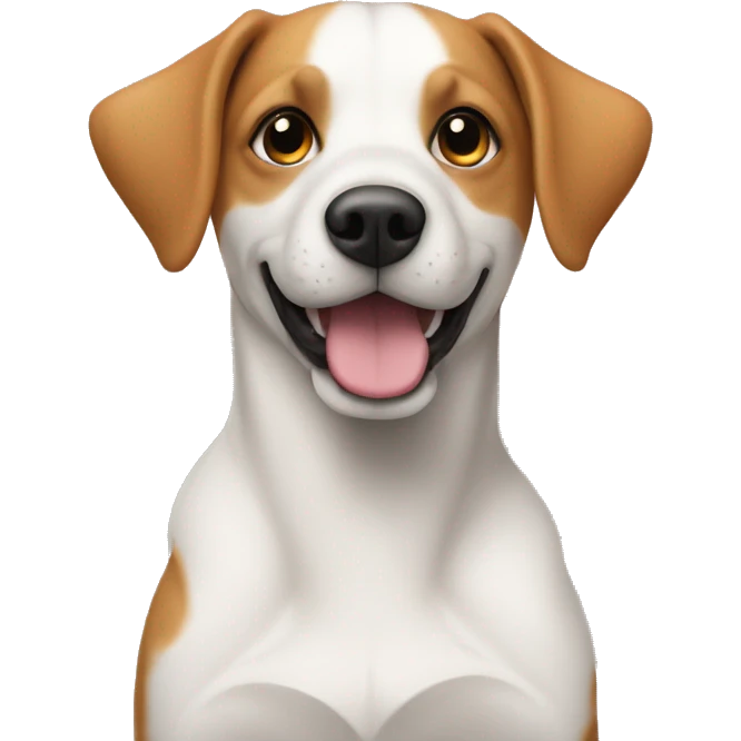 dog im hintergrund blätter emoji