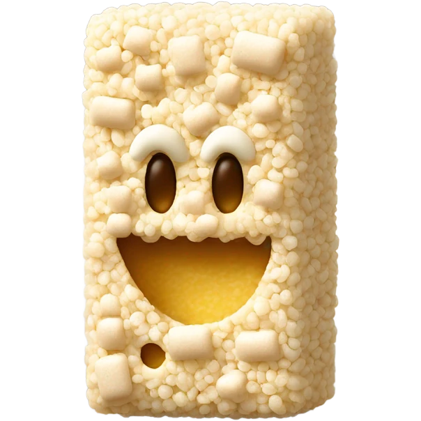 Rice Krispy bar emoji