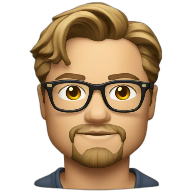 Leonardo DiCaprio glass emoji