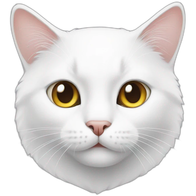 white cat emoji
