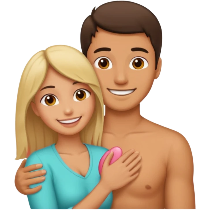 رجل يقوم بفرك كس حبيبته emoji