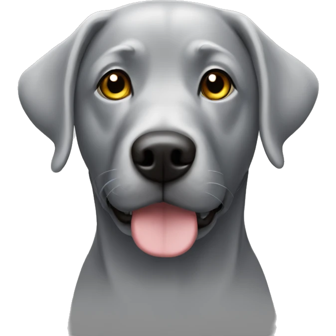 Silver lab emoji