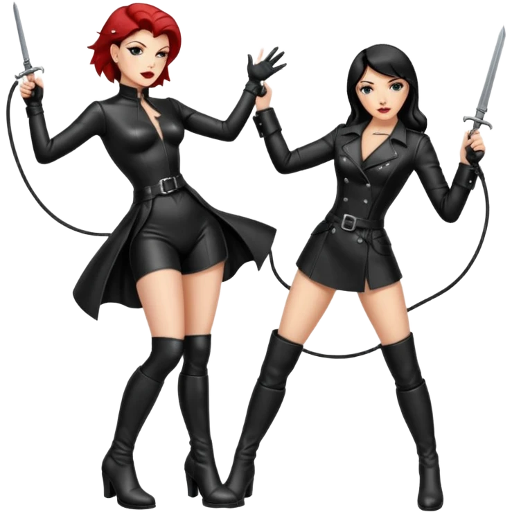 One Dominatrix whipping man  emoji