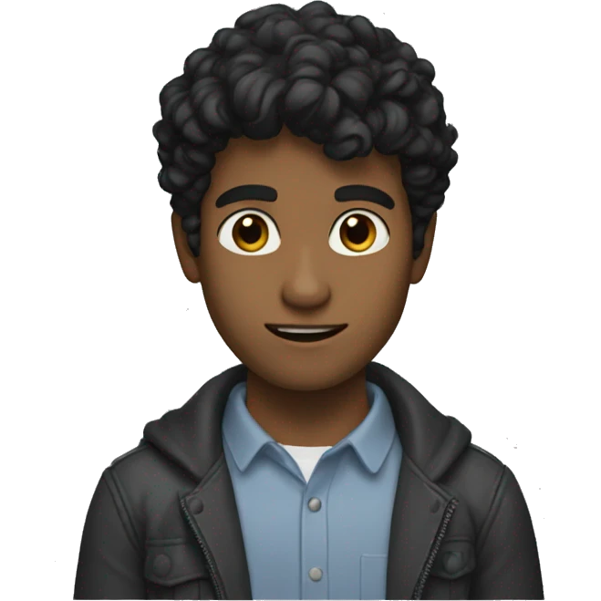 joshua bassett dark hair emoji