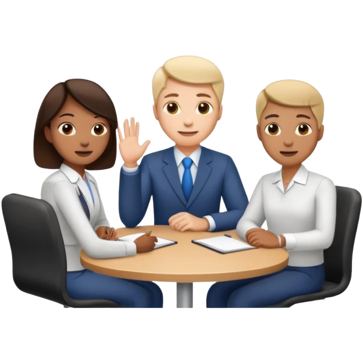 product owner person leading team meeting emoji