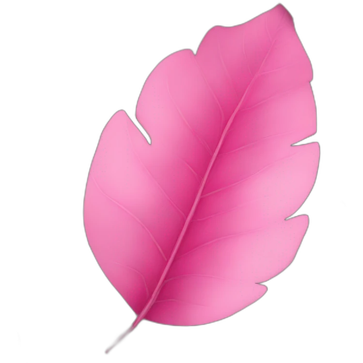 Pink leaves emoji