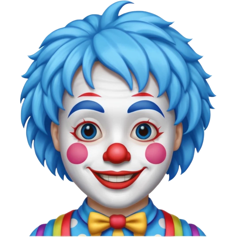 Palhaço azul emoji