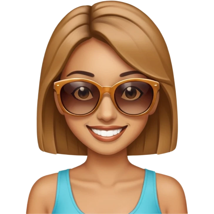 Woman’s sunglasses emoji