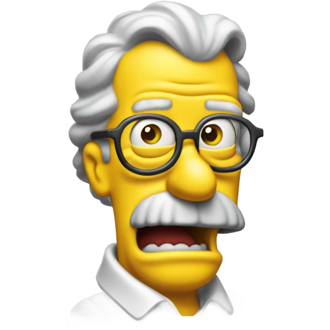 i want the simpsons grandpa that yalls at sql server logo emoji