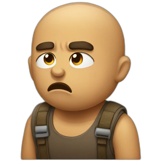 Pouting emoji