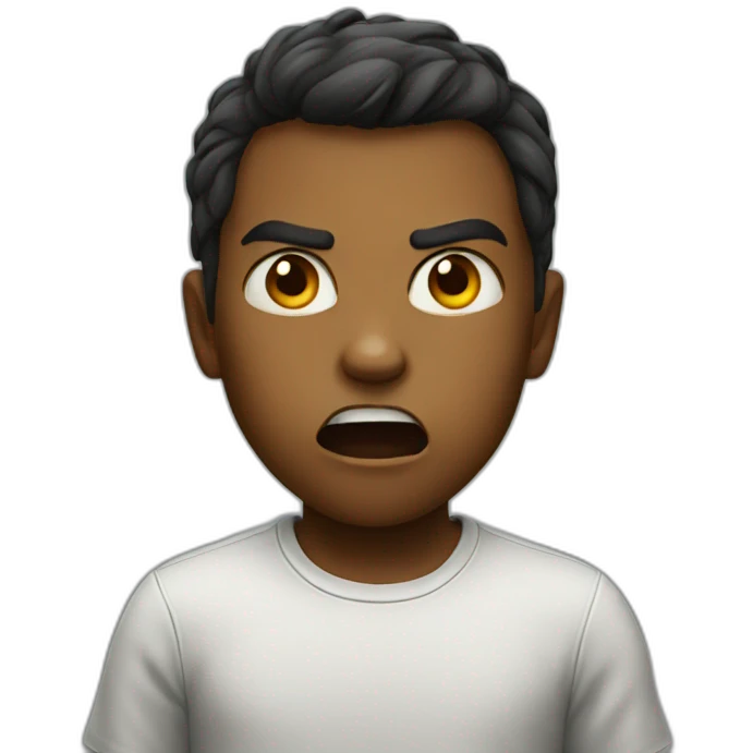 Angry child emoji