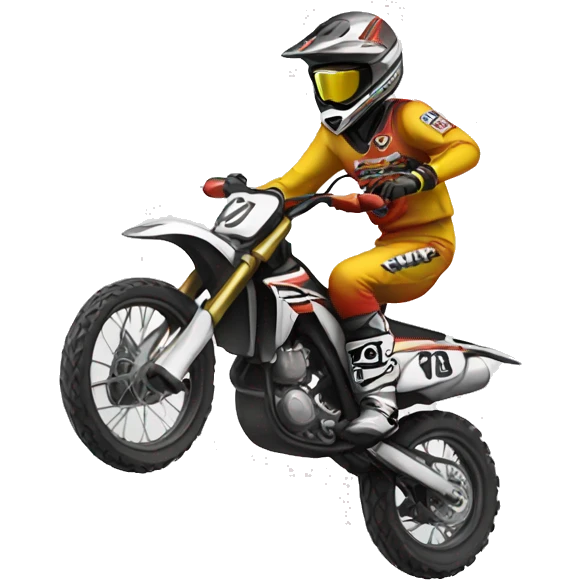 Motocross emoji