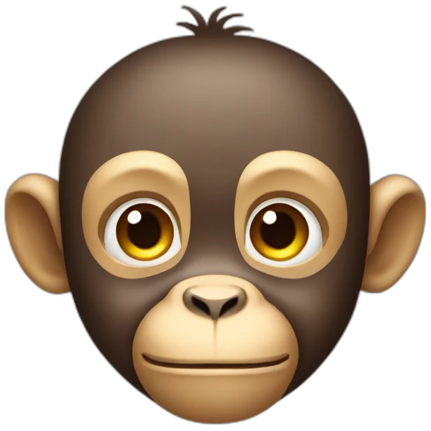 A Chinese monkey emoji
