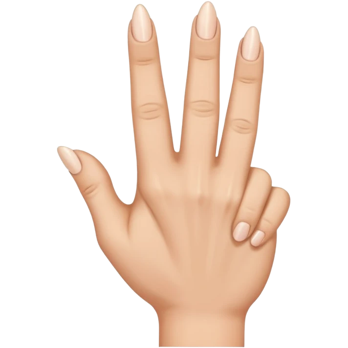 A hand with only the middle finger, the thumb, and the pinky pointed up. The ring and index fingers are down emoji