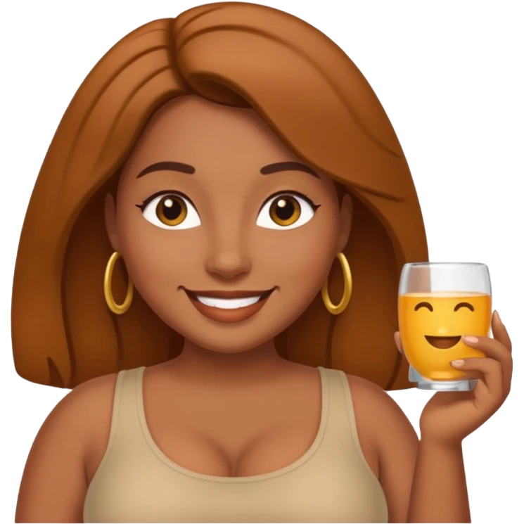 Brown Gyal ass emoji