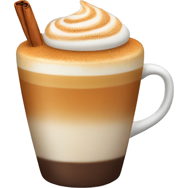 Cinnamon pumpkin latte emoji