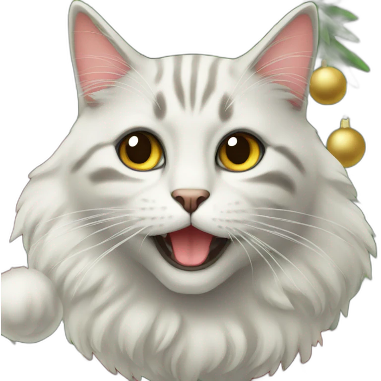 christmas tree cat emoji
