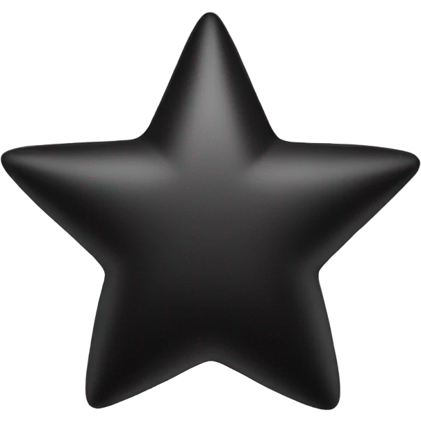 Star black emoji