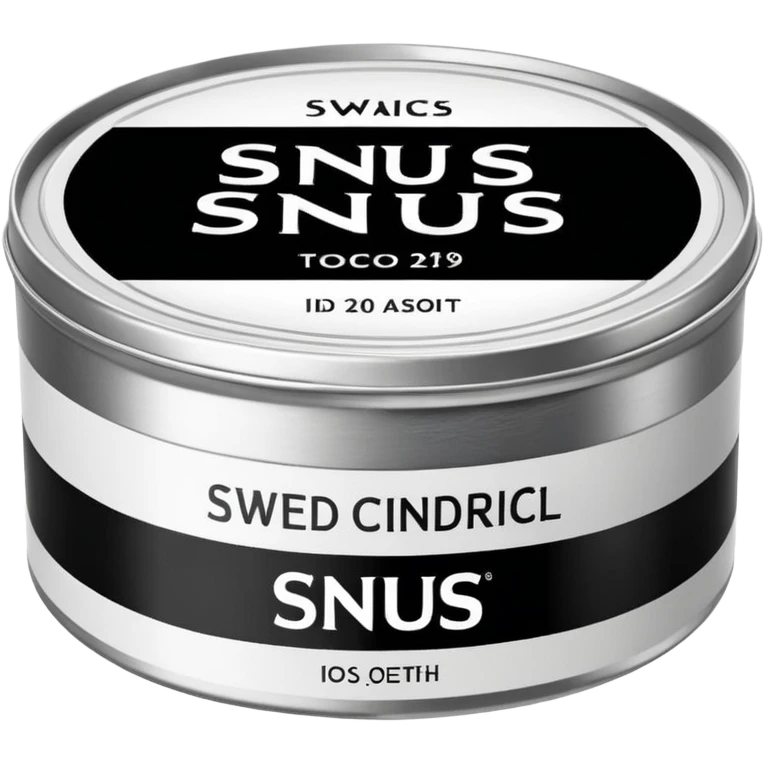 Create me SNUS with every single detail emoji
