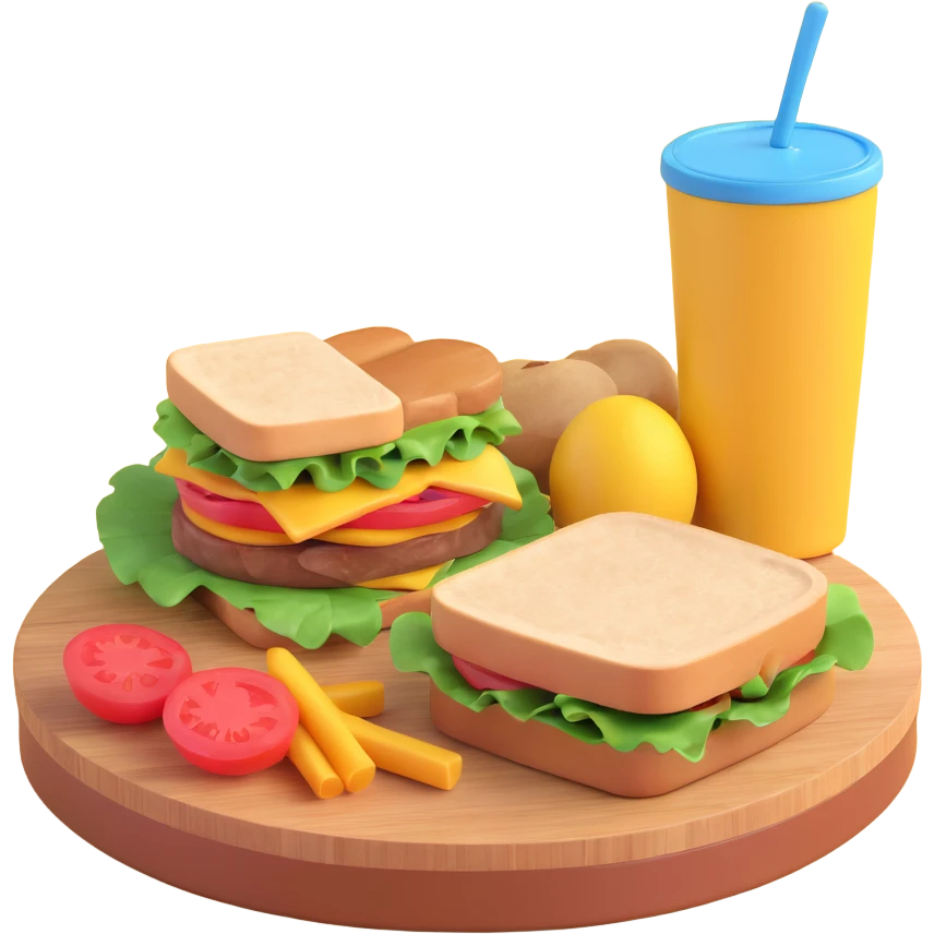 lunch emoji