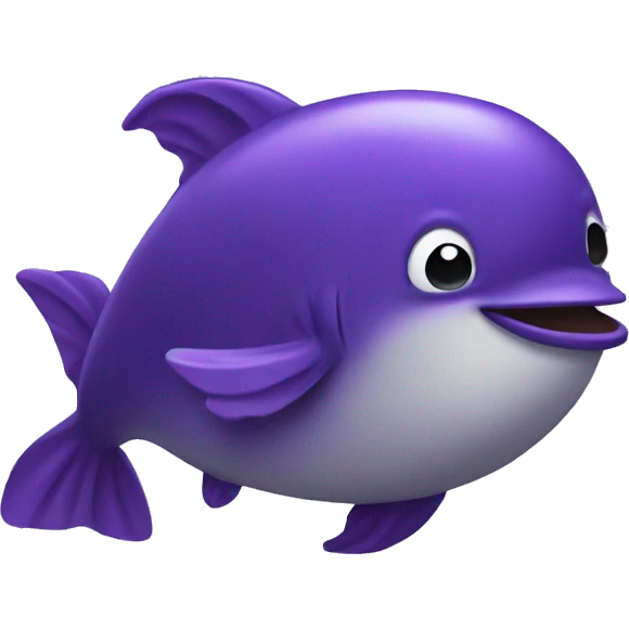Purple wale emoji
