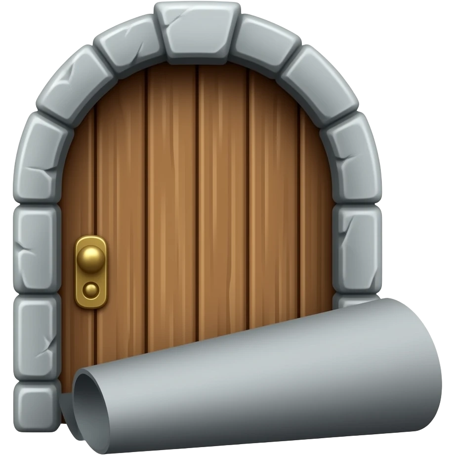 Stone door rolled away emoji