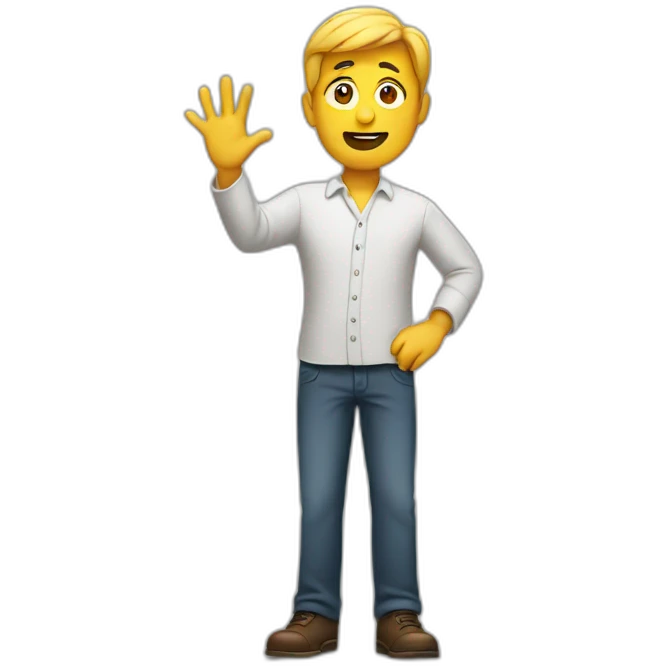 Man shrugging emoji
