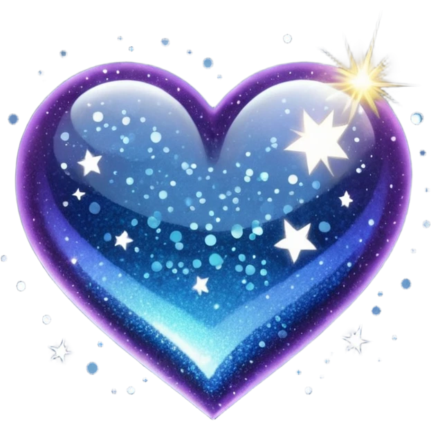 Glitter dark romance emoji