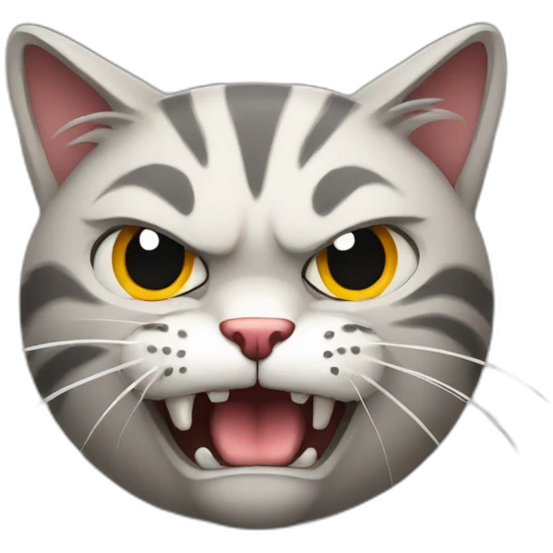 angry cat emoji