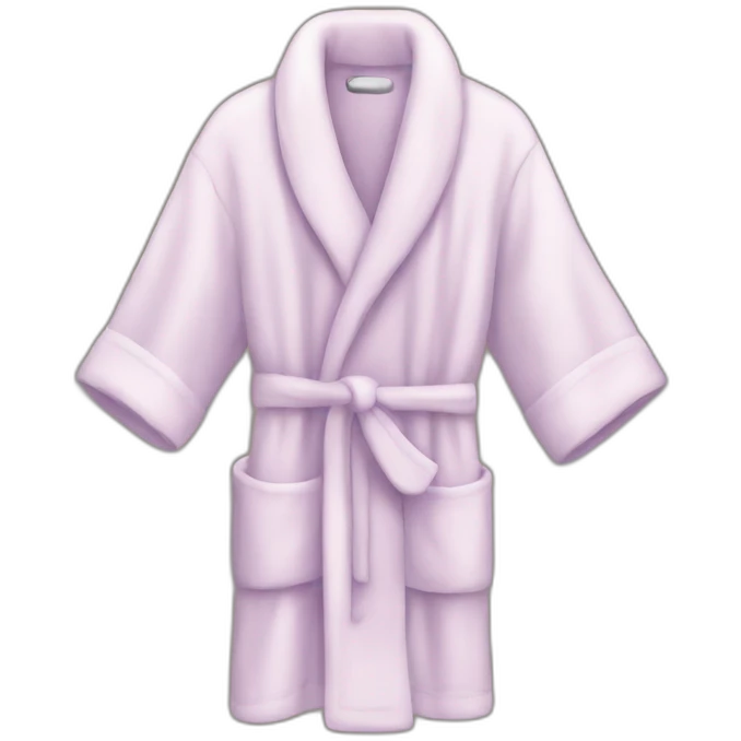 bath robe emoji